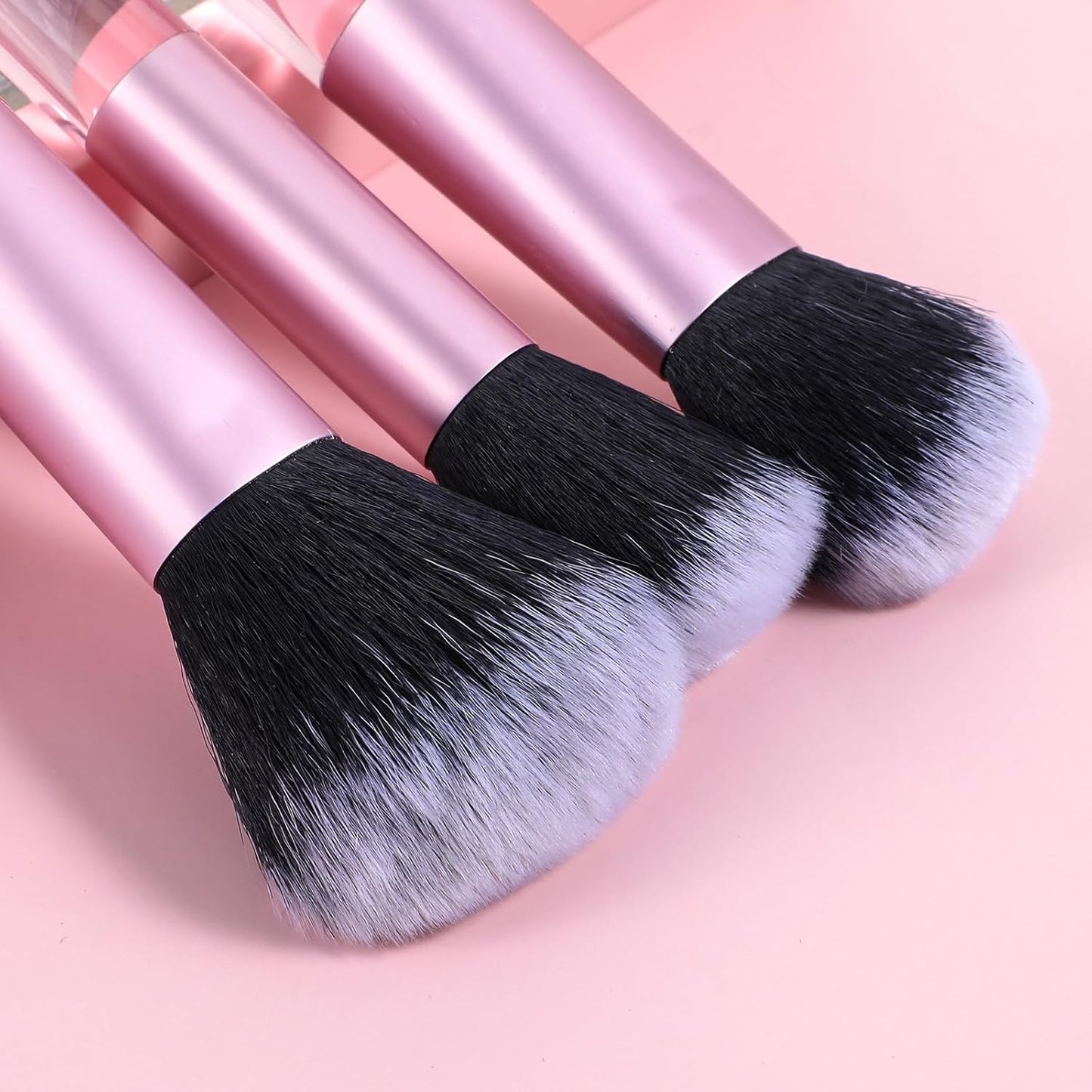 10 Pcs Travel Makeup Brushes, Mini Makeup Brushes Travel Set with Case Portable Travel Size Makeup Brushes Cosmetic Brushes Kit for Foundation Eyeshadow Highlight Contour Blush & Concealer