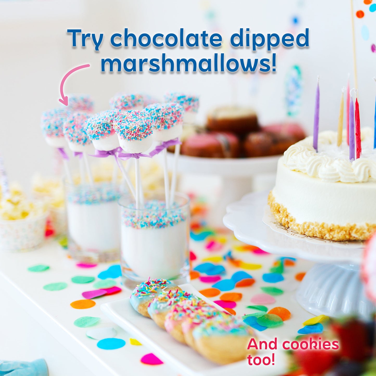 (3 Pack)  20 Oz Chocolate Fondue Dipping Pot, 40-Watts, Nonstick Ceramic, Red