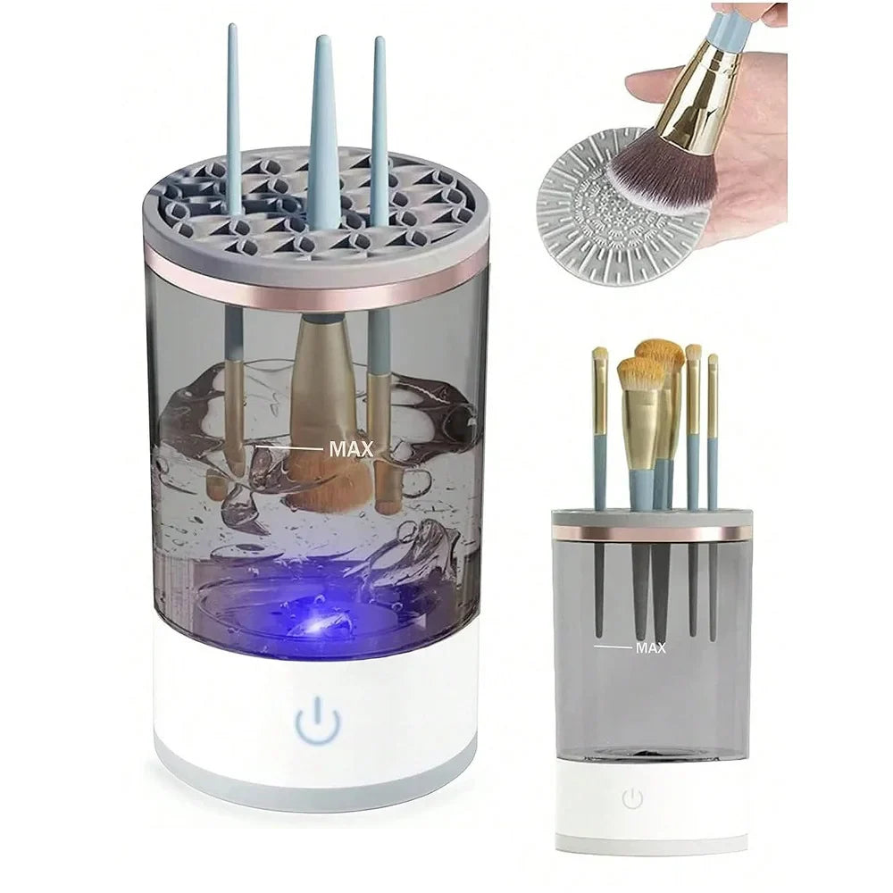 SonicSpin Electric Mackup Brush Cleaner: Fast, Hygienic & Hassle-Free